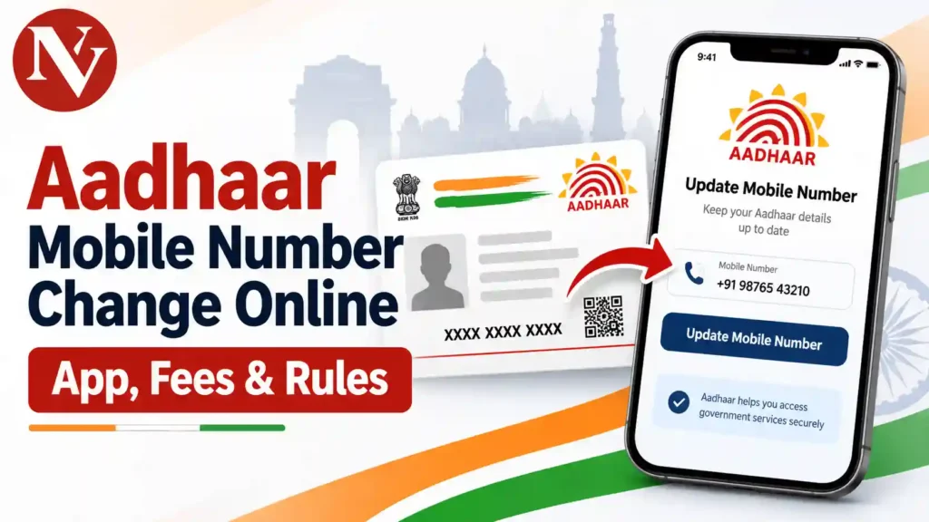 Aadhaar Mobile Number Change Online