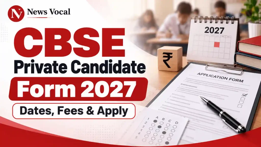 CBSE Private Candidate Form 2027