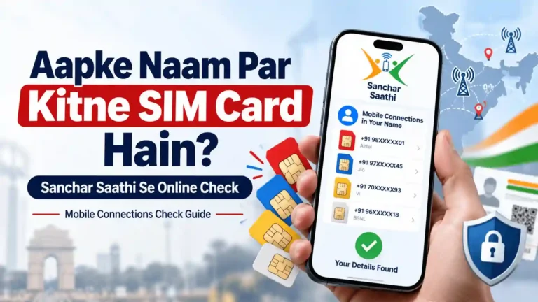 Aapke Naam Par Kitne SIM Hain? Sanchar Saathi