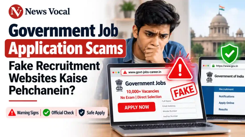 Government Job Scam: Fake Website Kaise Pehchanein?