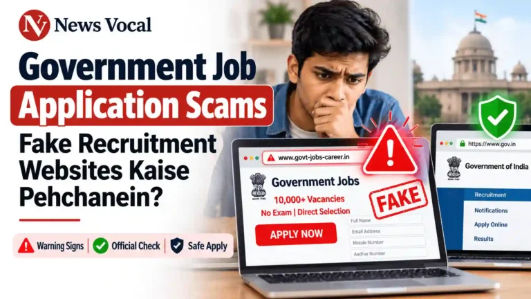 Government Job Scam: Fake Website Kaise Pehchanein?